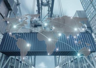 Graphical representation of the historical low in steel imports and its impact on global trade and manufacturing sectors