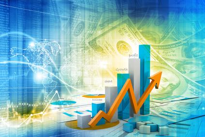 Illustrative contrast between the stock market's fluctuations and the steady growth of the economy, highlighting resilience strategies