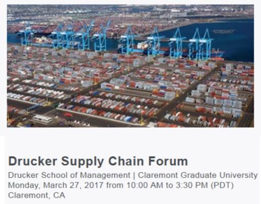 Drucker Supply Chain Forum showing docks