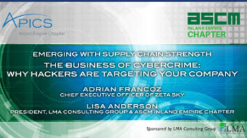 Cybercrime Targeting Your Company: Insights from Adrian Francoz Interview - Strengthening Your Supply Chain | LMA Consulting