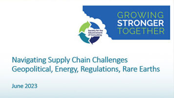 Geopolitical energy regulations and rare earths impact on supply chain challenges - Insights by LMA Consulting Group