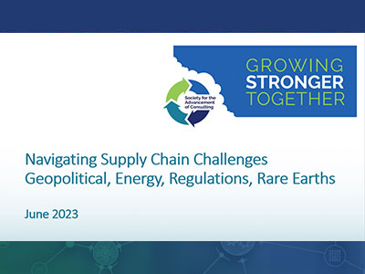 Geopolitical energy regulations and rare earths impact on supply chain challenges - Insights by LMA Consulting Group