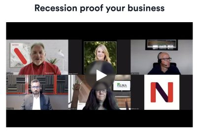 Webinar graphic: Strategies to make your supply chain recession-proof. Learn tools & tactics for resilience.