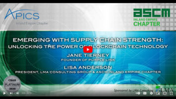 ASCM's Blockchain Technology Insights: Revolutionizing Supply Chains - Expert Guidance and Strategies