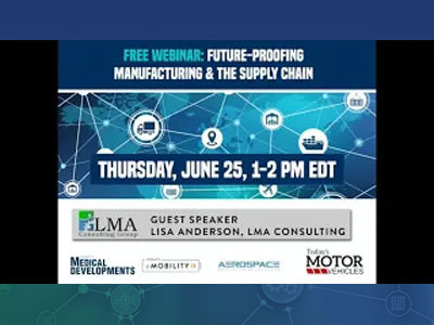 Future-proofing manufacturing and the supply chain webinar