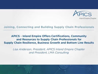 video highlighted APICS Inland Empire
