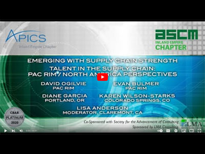 ASCM Emerging with Supply Chain Strength: Talent in the Supply Chain
