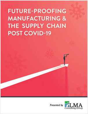 Cover of the eBook on future-proofing manufacturing and supply chain post COVID-19.