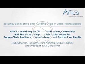 Online supply chain courses and training programs for professionals in manufacturing and logistics