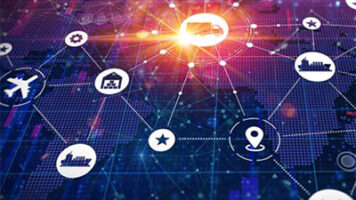 Supply chain network strategy connecting manufacturing, suppliers, transportation and distribution across the global supply chain