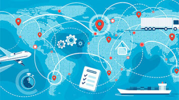 Infographic on reallocating manufacturing resources to mitigate supply chain capacity risks, enhancing success