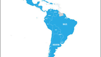 Map highlighting key Latin American supply chain routes enhancing manufacturing resilience