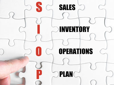 SIOP strategy diagram showcasing business growth tactics, sales, inventory, and planning for SEO optimization