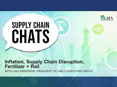 Impact of inflation & supply chain disruption on fertilizer rail transportation. Expert insights by LMA Consulting Group