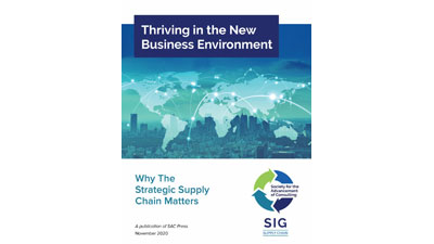 Image promoting the eBook on the importance of a strategic supply chain in modern business
