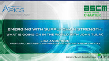John Tulic discusses emerging supply chain trends, providing valuable insights for businesses