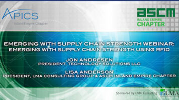 ASCM Supply Chain Strength: Jon Andresen Shares RFID Insights for Emerging Efficiency and Growth Strategies